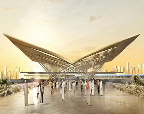 Dubai Metro Route 2020